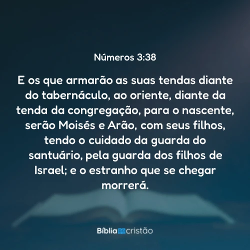 Números 3:38