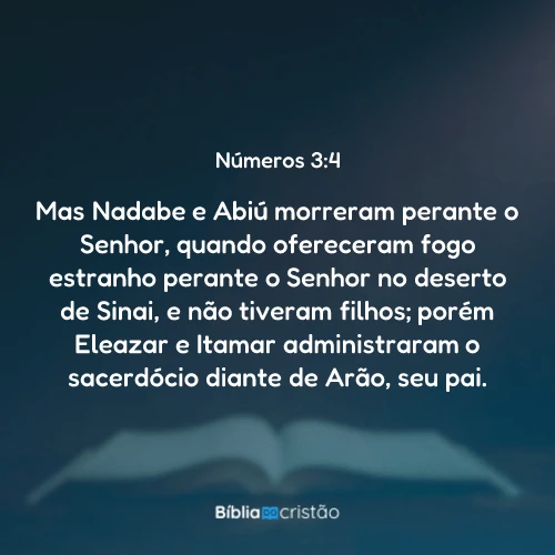 Números 3:4