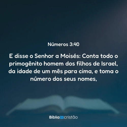 Números 3:40