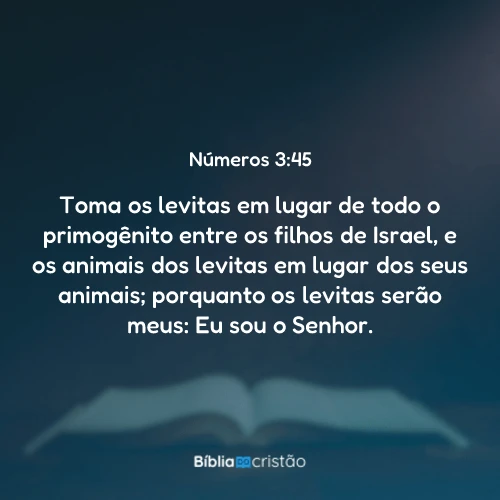 Números 3:45