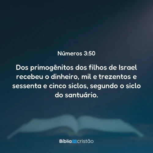 Números 3:50