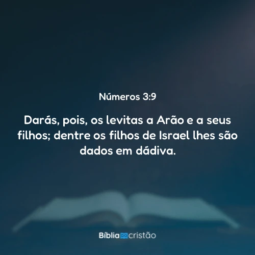 Números 3:9