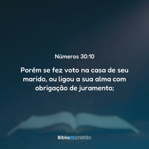 Números 30:10
