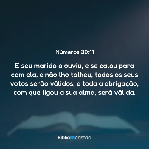Números 30:11