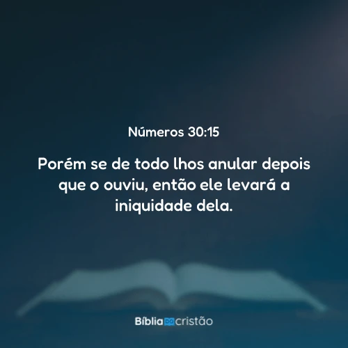 Números 30:15