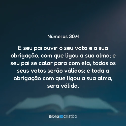 Números 30:4