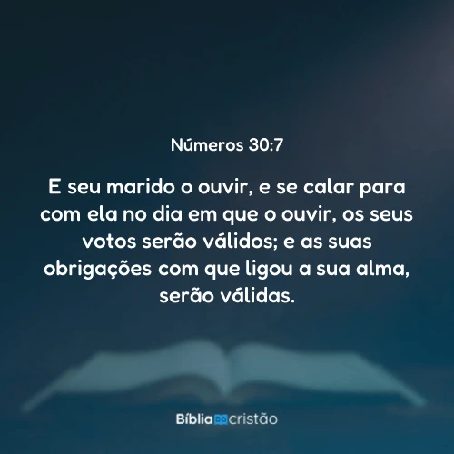 Números 30:7