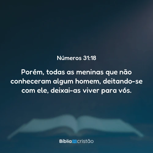 Números 31:18