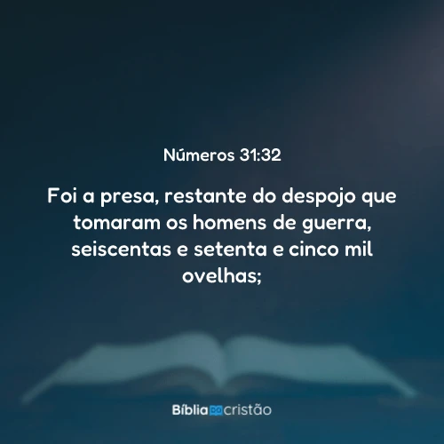 Números 31:32