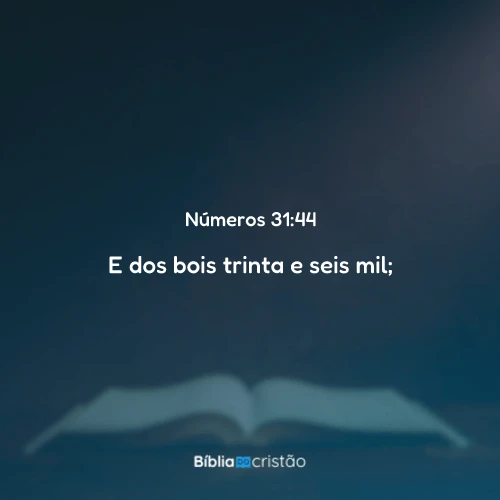 Números 31:44