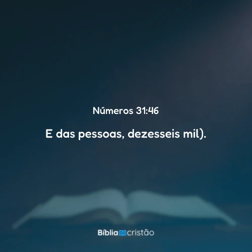 Números 31:46