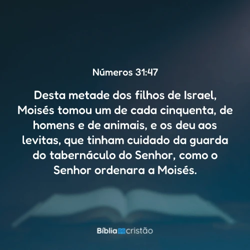 Números 31:47