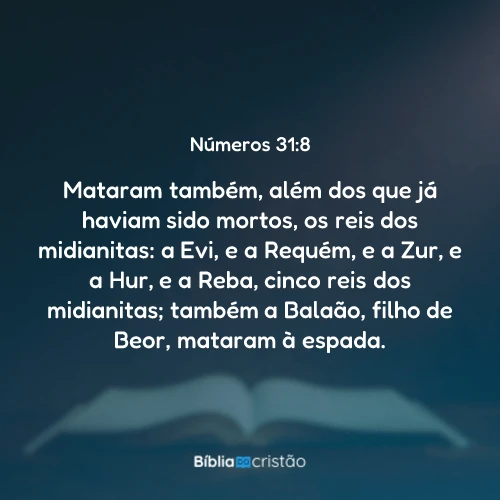 Números 31:8