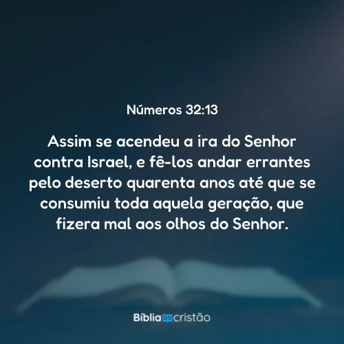 Números 32:13