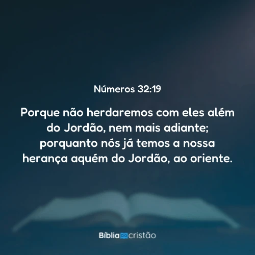 Números 32:19