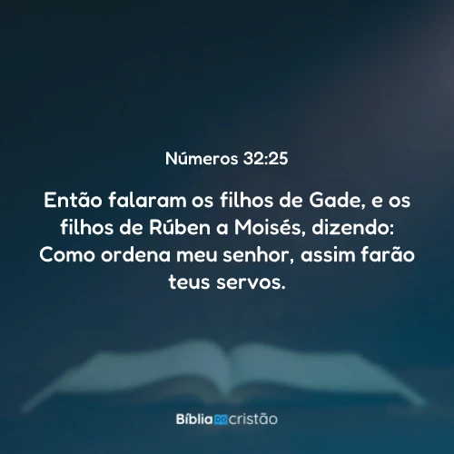 Números 32:25