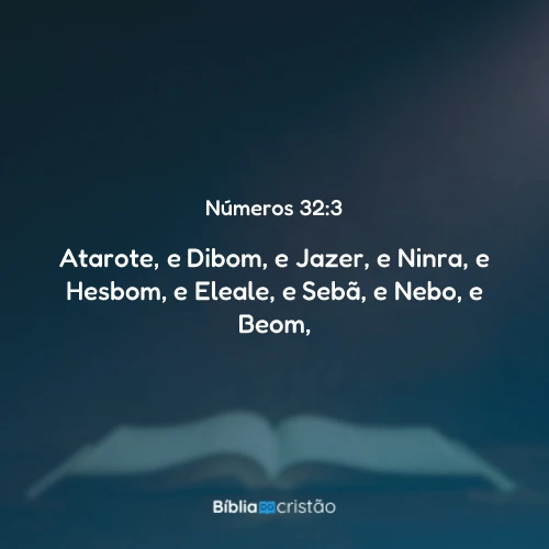 Números 32:3