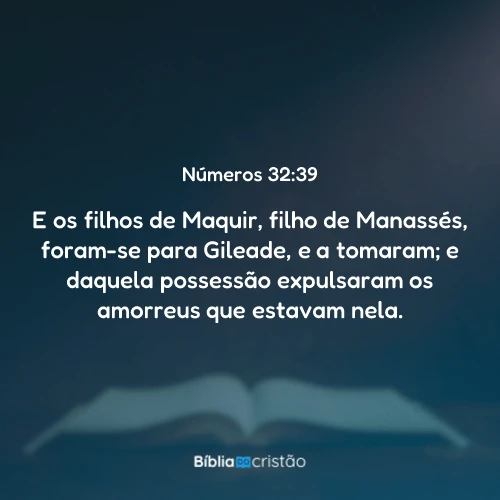 Números 32:39