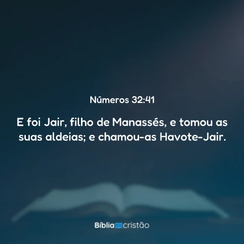 Números 32:41