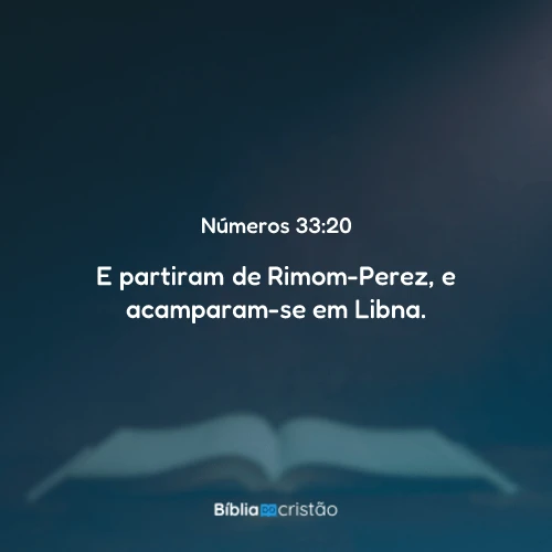 Números 33:20