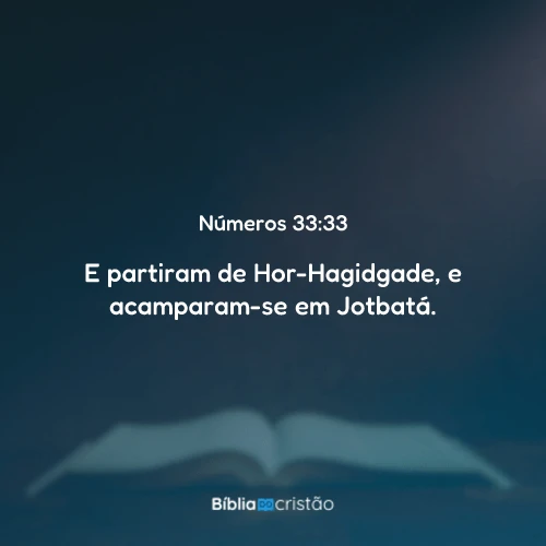 Números 33:33