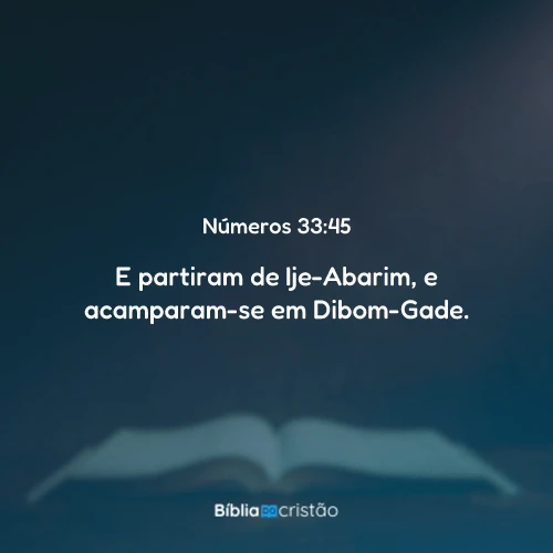 Números 33:45