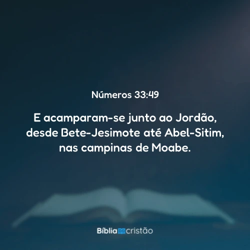 Números 33:49