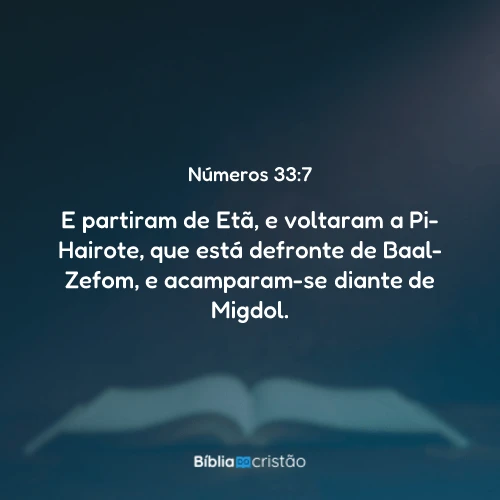 Números 33:7