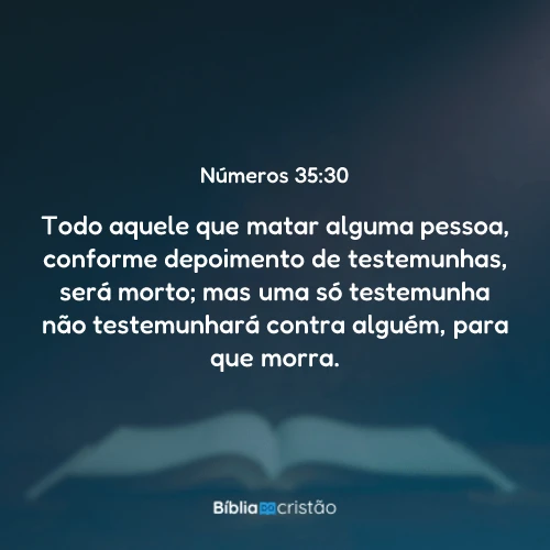 Números 35:30