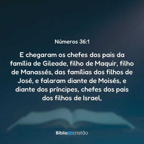 Números 36:1