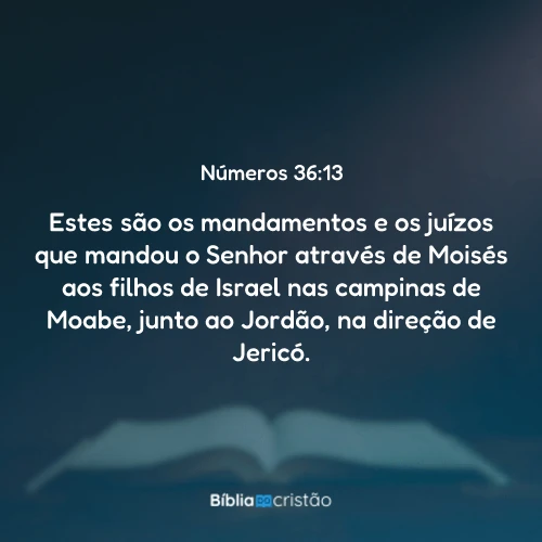 Números 36:13