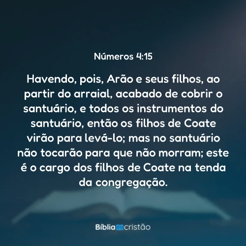 Números 4:15