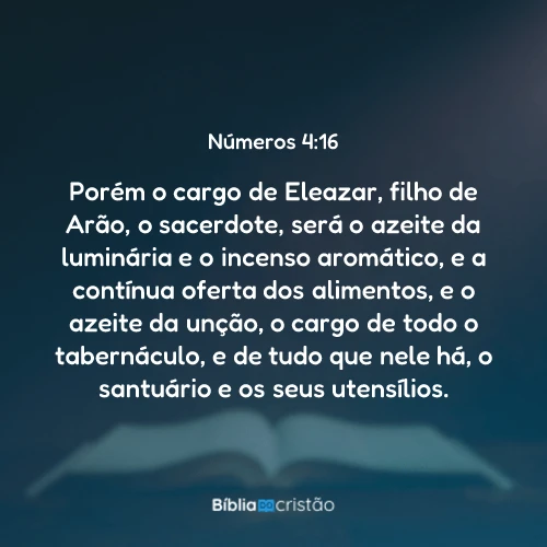 Números 4:16