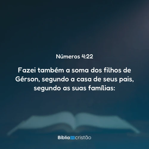 Números 4:22