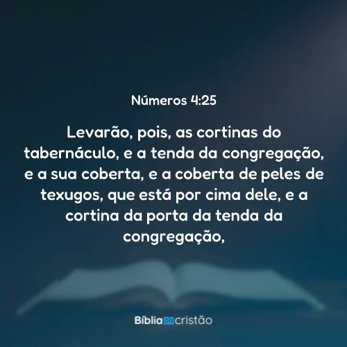 Números 4:25