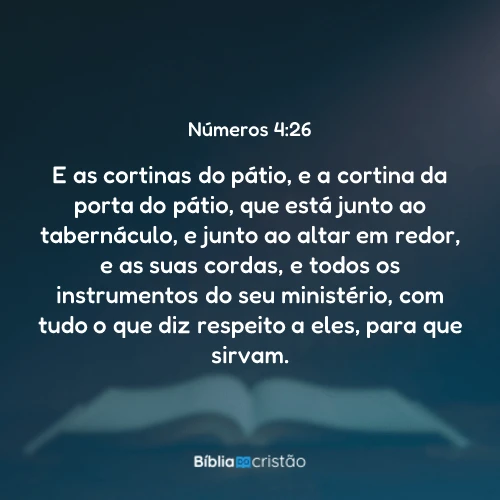 Números 4:26