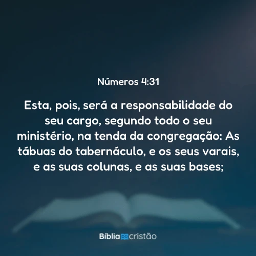 Números 4:31