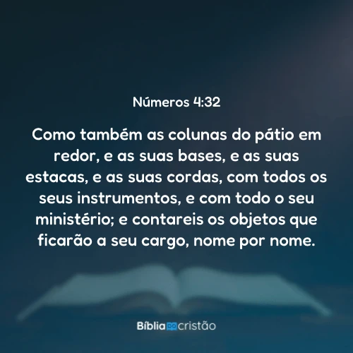Números 4:32