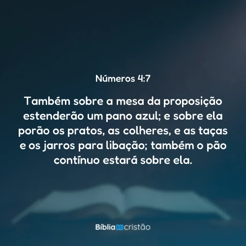 Números 4:7