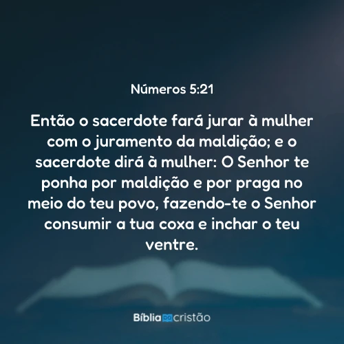 Números 5:21