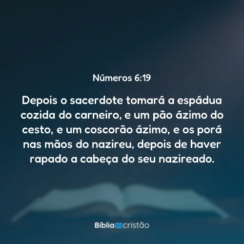 Números 6:19