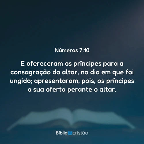 Números 7:10