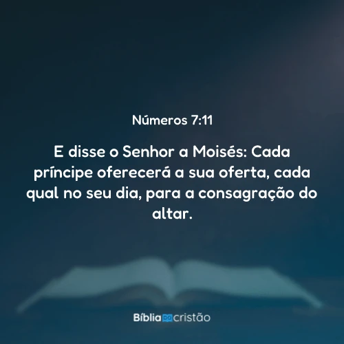 Números 7:11