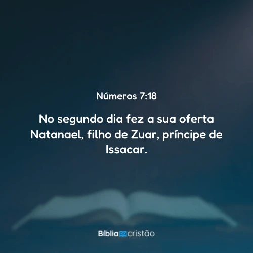 Números 7:18
