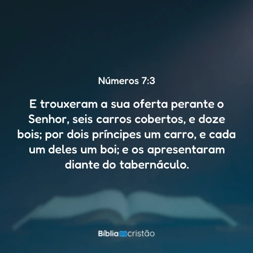 Números 7:3