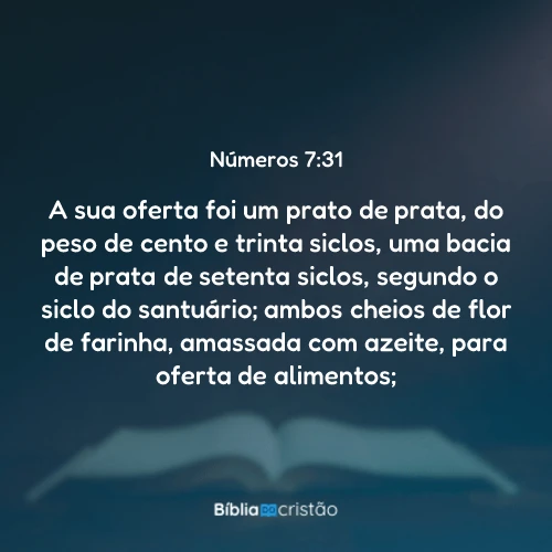 Números 7:31