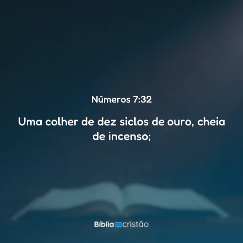 Números 7:32