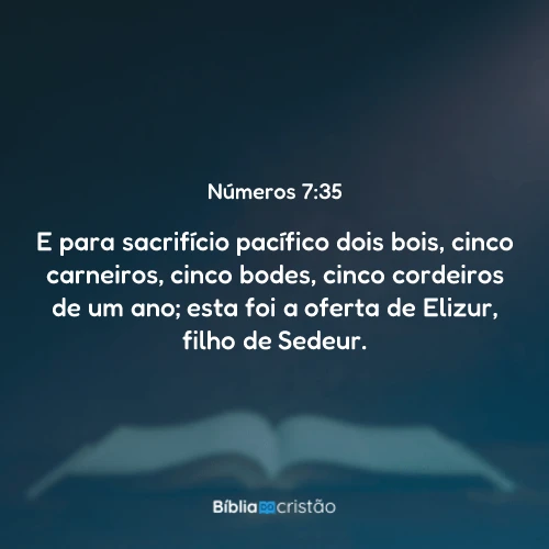 Números 7:35