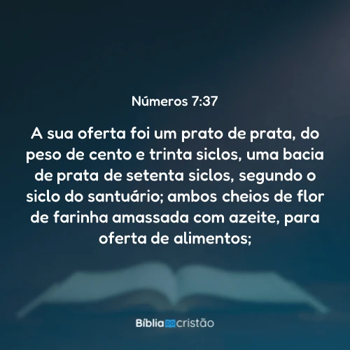 Números 7:37