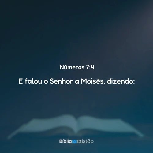 Números 7:4